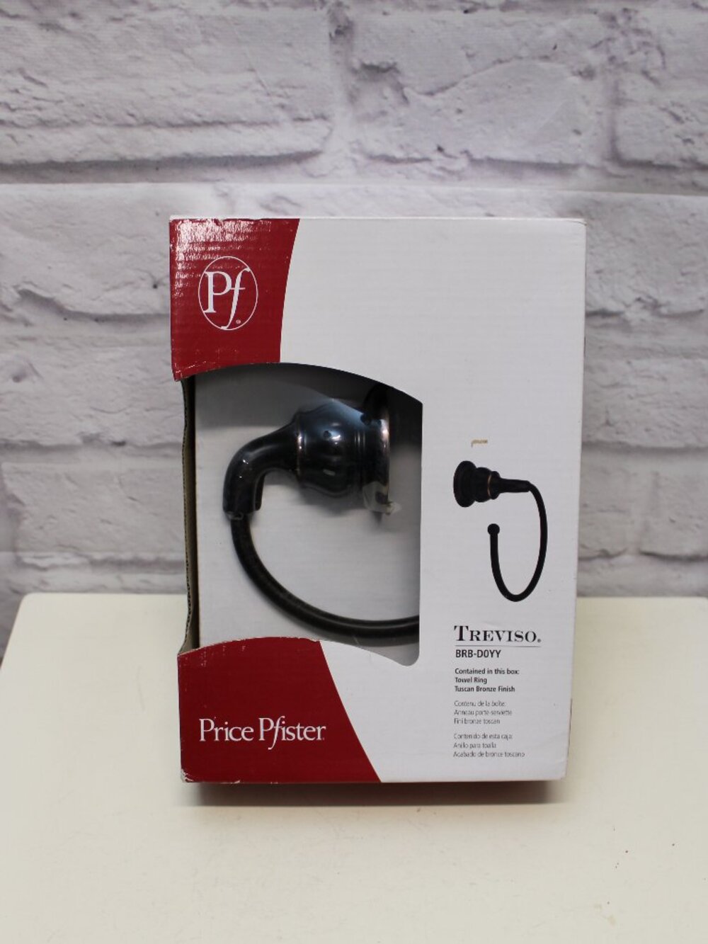 Price Pfister Towel Ring Tuscan Bronze Finish New in Box BRB-D0YY
